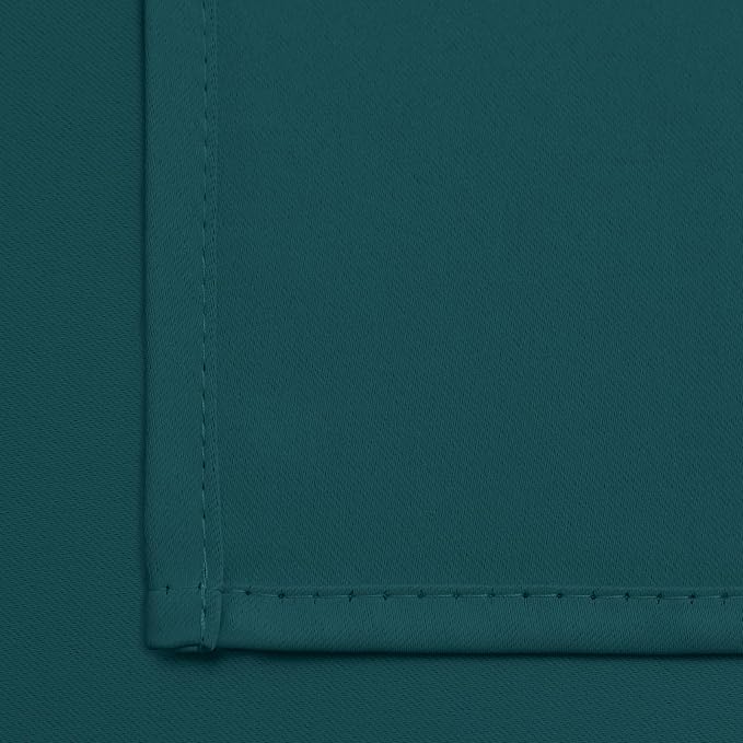 Yakamok Room Darkening Curtains 52x96 inch Length Dark Teal-Living Room | 2 - Image 5