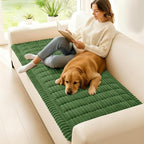 Couch Cover for Dogs, Washable Non Slip Plush Flannel Sofa Protector | Thick - Image 2