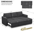 Belffin Modular Sectional Sleeper Sofa - Image 2