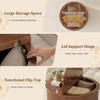 LYNCOHOME 31.5'' Fluted Flip Top Round Coffee Table - Image 4