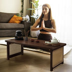 Foldable Japanese Floor Table Lightweight, No Assembly Required, Eco-Friendly - Image 5