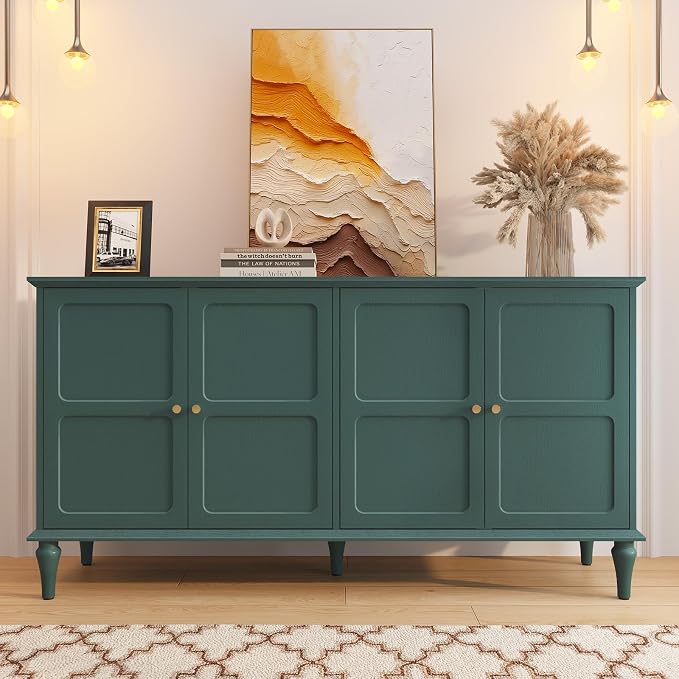 ARTPOWER 58'' Mid-Century Modern Buffet Storage Cabinet by PowerofArtBetterforLife