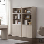 SICOTAS Book Shelf with Doors 71" Tall 6 Tier Bookshelf with Adjustable Shelves - Image 7