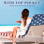Irisbell Lounge Chair Towel Cover - Image 4