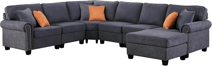 Ball & Cast 116" L-Shaped Sectional Couch - Image 4