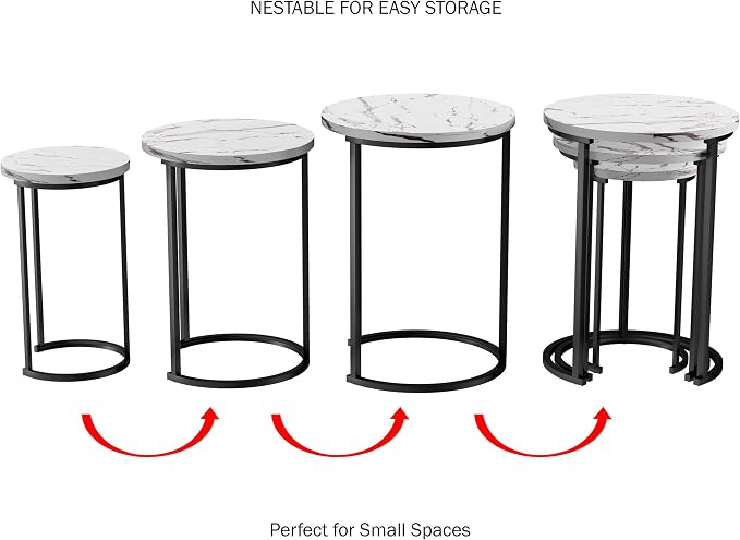 Lavish Home Nesting Tables - Image 4