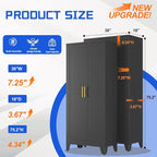GAIOUS 75.2" Tall Metal Storage Cabinet - Image 2