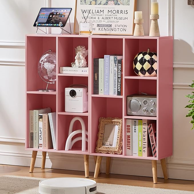 LEYAOYAO 5 Cube Bookshelf 3-Tier Bookcase - Image 4