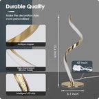 Yarra-Decor Modern Spiral Bedside Lamp - Image 6