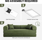 79'' Sleeper Sofa Bed, Convertible Folding Couch - Image 7