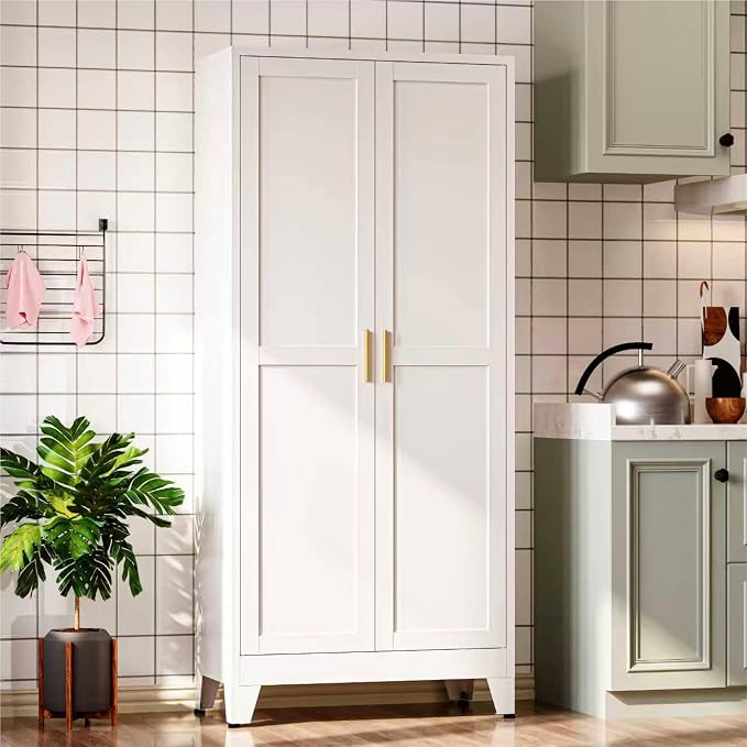 71" Tall Pantry Storage Cabinets - Image 5