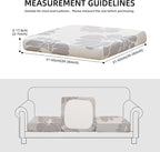 8Pcs Outdoor Cushion Covers, Elastic Patio Cushion Covers | Washable, - Image 2