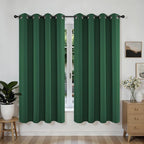 Joydeco Blackout Curtains 63 Inchs Long 42 Wide Black Out Curtains 2 Panels by JOYDECO