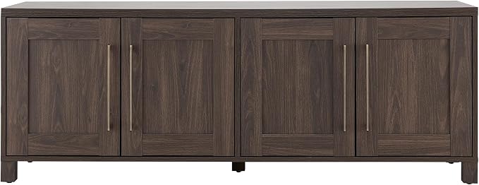 Henn&Hart Rectangular TV Stand for TV's up to 80" in Alder Brown, TV Stands for - Image 3