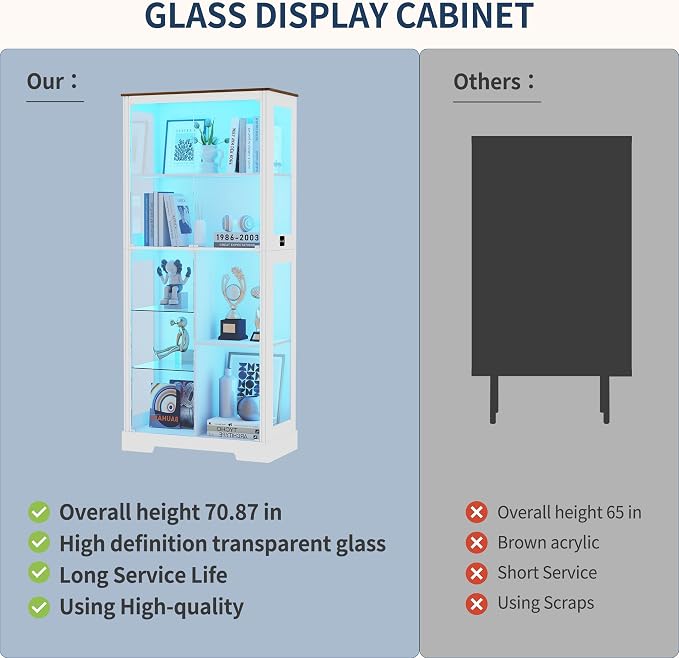 HNEBC 71'' Display Cabinet - Image 7