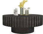 Modern Circular Coffee Table 31 in, Space-Saving Round Center Table - Image 4