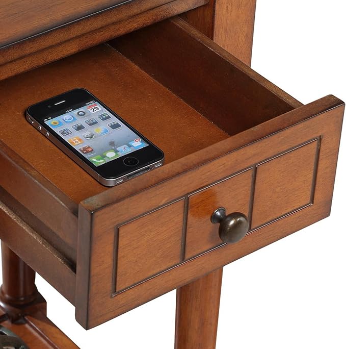 Convenience Concepts French Country Khloe 1 Drawer Accent End Table 14" - Image 6