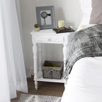 Sunshine Megastore Carved White Side Table - Image 9