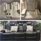 Leather Power Recliner Sofa Set - Image 3