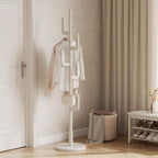 Muwuele Solid Wood Cactus Coat Rack, Freestanding Coat Rack - Image 9