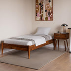 Bme Dinkee 15" Solid Wood Platform Bed Frame Without Headboard - Image 6
