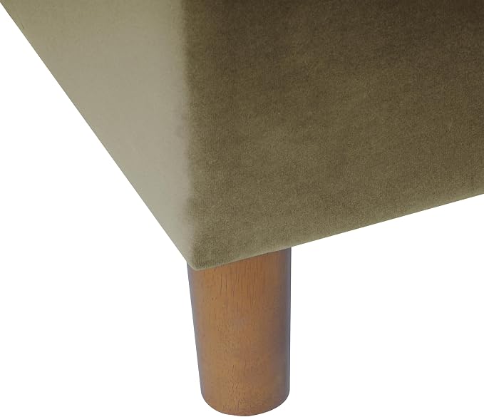 HomePop - Dinah 24" Storage Ottoman- Light Sage Green Velvet - Image 8