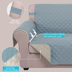 U-NICE HOME Reversible Sofa Cover Couch Cover - Image 3