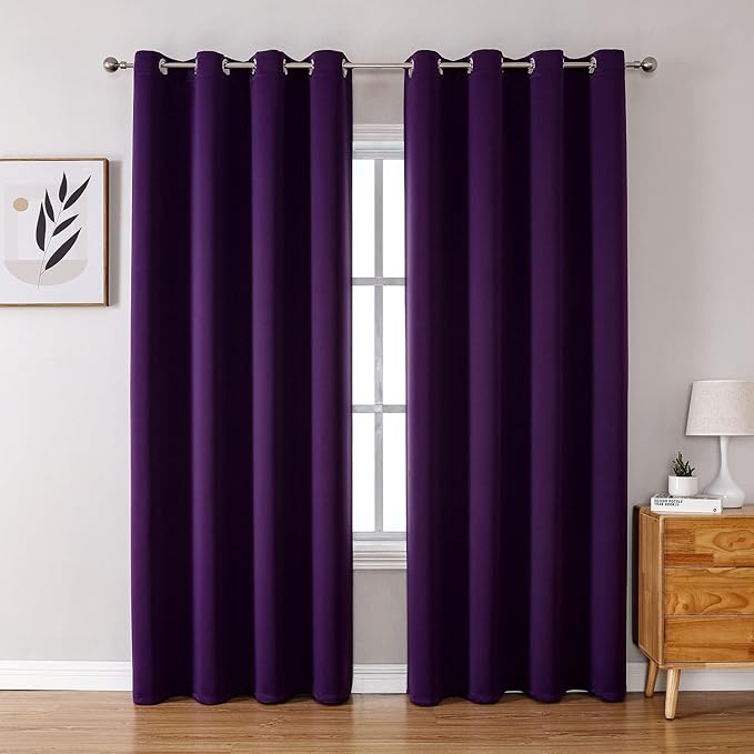 ChrisDowa Blackout Curtains for Bedroom and Living Room 95 Inches Long | 2 by ChrisDowa