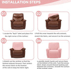 Cupuamon Recliner Chair Covers, Lazy Boy Recliner Covers Stretch Reclining - Image 6