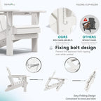 SERWALL Adirondack Chair with Cup Holders - Image 4