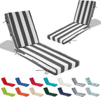 80x26x4in Lounge Cushions for Outdoor Furniture, Outdoor Lounge Chair Cushions by Odsiikly