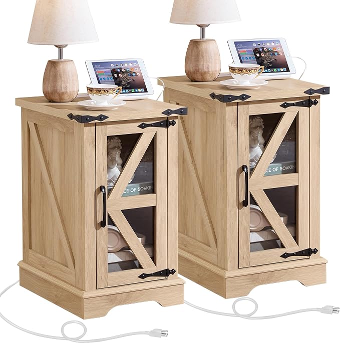 Joaxswe Narrow Night Stand Set 2 by Joaxswe