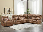 EBELLO Faux Leather Reclining Sectional Sofa Set by EBELLO