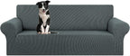 Stretch Oversized Couch Covers for Sofa Slipcover, Soft Jacquard Non-Slip by KEKUOU