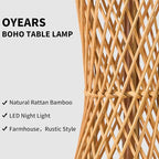 OYEARS 27" Table Lamps Set of 2 - Image 3