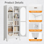 PAOFIN 71" H Locking Display Cabinet - Image 4