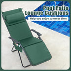 Wenqik 2 Pcs Outdoor Chaise Lounge Cushion - Image 4