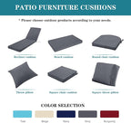 Chaise Lounge Cushion for Outdoor Furniture, Waterproof Fade and Tear Resistant - Image 7