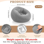 Realspring 6 9 12 Pcs Inflatable Bean Bag Chairs - Image 2