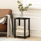 Furinno Simplistic Night Stand, 2-Tier Compact Nightstand - Image 2