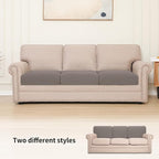 Easy-Going Stretch 3 Pieces Oversized Couch Cushion Cover - Image 2