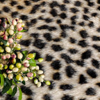 Huichenxing2021FURSTORE Faux Cheetah Area Rug Animals Printed Hide Mats Leopard - Image 3