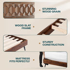 Bme Georgina Signature Dark Choco Bed Frame, King Bed Frame and Headboard - Image 6