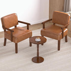FAGAGA Accent Chair, PU Leather Living Room Chairs Oversize - Image 8
