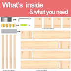 Fixwal Nursery Book Shelves, 23.6 Inch Floating Bookshelves - Image 7