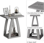 FROMJBEST End Tables Living Room, Side Table Beside Sofa, Nightstand - Image 7