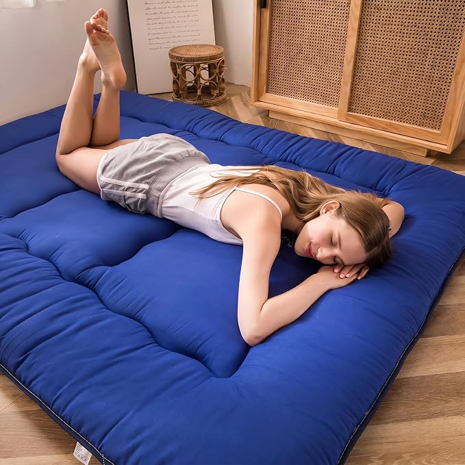 MAXYOYO Japanese Floor Mattress Futon Mattress, Thicken Sleeping Pad Foldable - Image 5