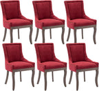 Modern Dining Chairs Set of 6, High Back Dining Chairs Side Chairs by MZDOO