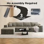 135.4" Cloud Modular Sectional Sofa Couch - Image 5