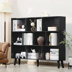 YAHARBO 10 Cube Large Bookshelf, 3 Tier Bookcase - Image 2